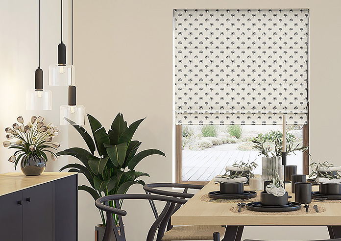 Hanalei, Jet - Roman Blind - Image 3